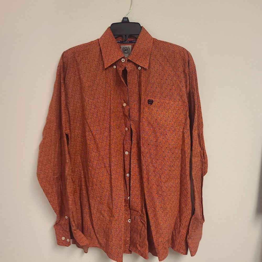Mens M Cinch Button Up Long Sleeve - Like new
